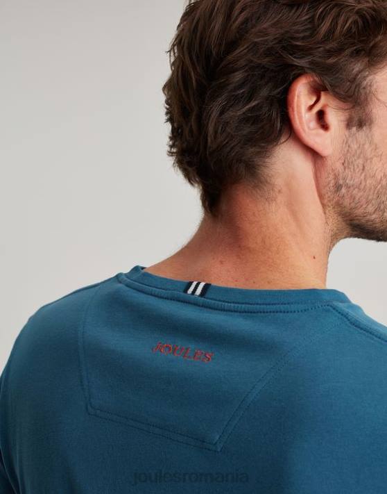 Joules bărbați tricou din tricou denton 48DH214 îmbrăcăminte turcoaz | Joules Romania