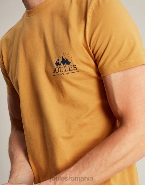 Joules bărbați tricou flynn 48DH177 îmbrăcăminte marnă galbenă | Joules bags