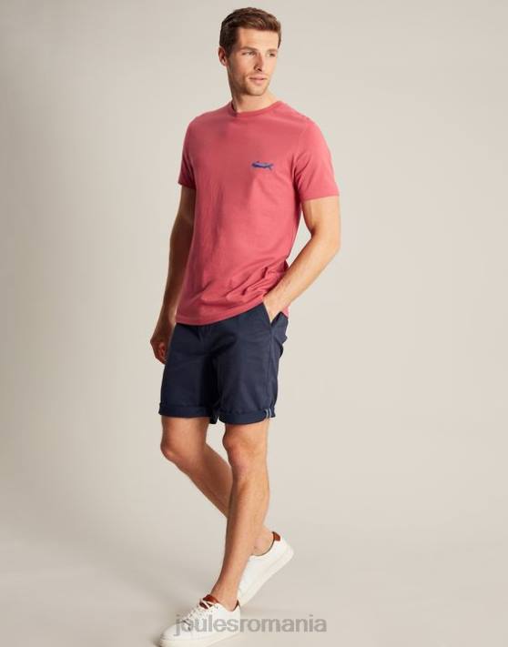 Joules bărbați tricou flynn 48DH180 îmbrăcăminte trandafir | Joules bags