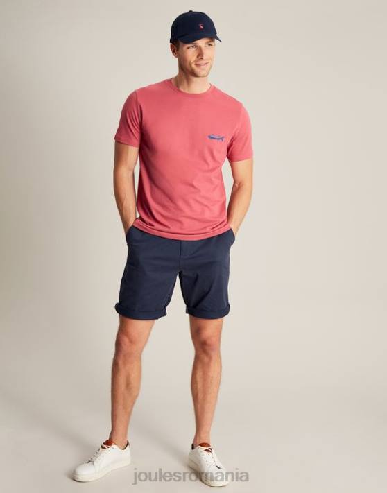 Joules bărbați tricou flynn 48DH180 îmbrăcăminte trandafir | Joules bags