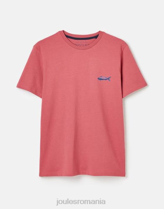 Joules bărbați tricou flynn 48DH180 îmbrăcăminte trandafir | Joules bags