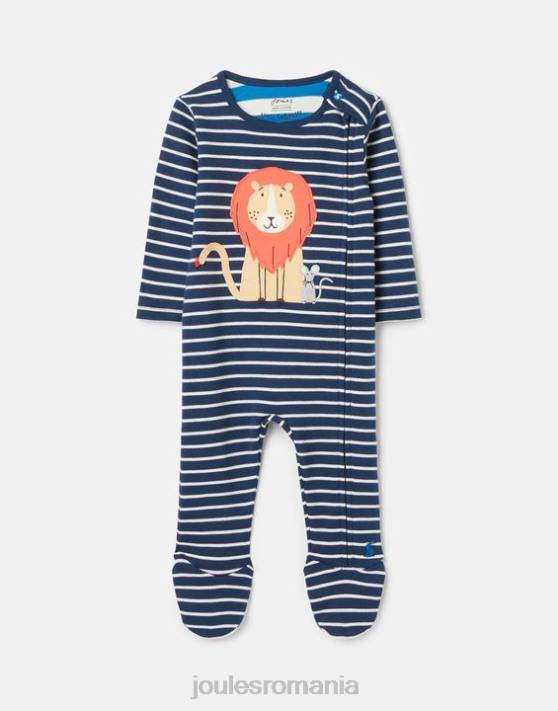 Joules bebelusii costume fermoare din bumbac crescut organic 0-9 luni 48DH430 accesorii leul marinei | Joules Romania