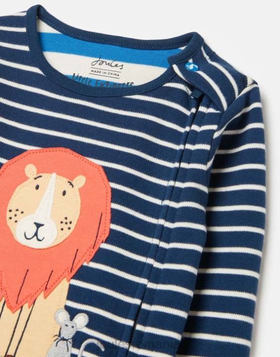 Joules bebelusii costume fermoare din bumbac crescut organic 0-9 luni 48DH430 accesorii leul marinei | Joules Romania
