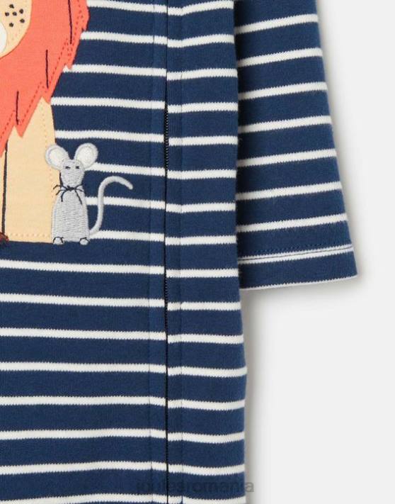 Joules bebelusii costume fermoare din bumbac crescut organic 0-9 luni 48DH430 accesorii leul marinei | Joules Romania