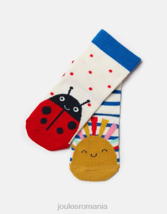 Joules bebelusii șosete pentru picioare îngrijite pachet de 2 48DH400 accesorii buburuza soarelui | Joules Romania