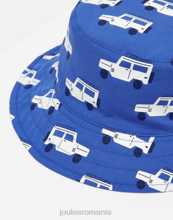 Joules bebelusii pălărie de soare cu imprimeu brit 48DH432 accesorii camioane mici albastre | Joules bags
