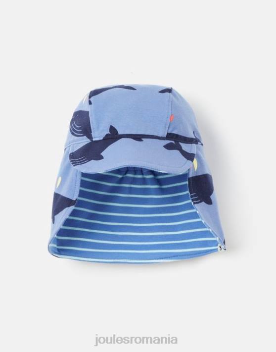 Joules bebelusii pălărie din tricot sonny de protecție a gâtului 0-4 ani 48DH397 accesorii balenă albastră | Joules Romania