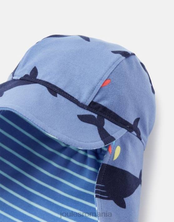 Joules bebelusii pălărie din tricot sonny de protecție a gâtului 0-4 ani 48DH397 accesorii balenă albastră | Joules Romania