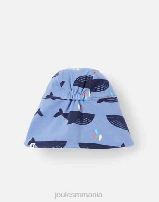 Joules bebelusii pălărie din tricot sonny de protecție a gâtului 0-4 ani 48DH397 accesorii balenă albastră | Joules Romania