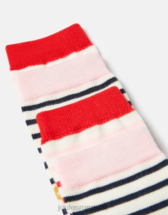 Joules bebelusii picioare îngrijite 2 pachet de șosete 48DH435 accesorii girafă zebră | Joules bags