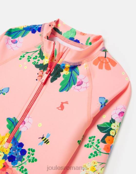 Joules bebelusii costum pentru erupții solare 0-3 ani 48DH417 îmbrăcăminte coral floral | Joules bags