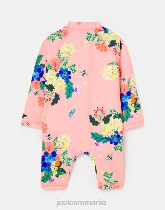 Joules bebelusii costum pentru erupții solare 0-3 ani 48DH417 îmbrăcăminte coral floral | Joules bags