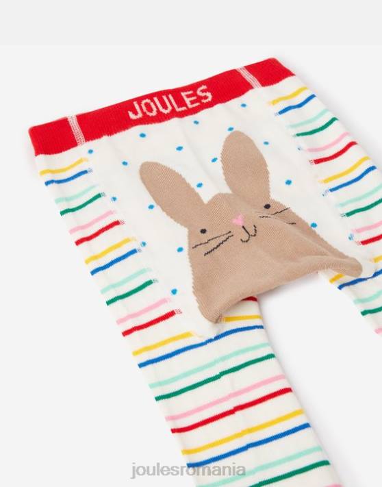 Joules bebelusii Pachet de 2 jambiere pline de viață 48DH407 îmbrăcăminte iepuraș | Joules cizme