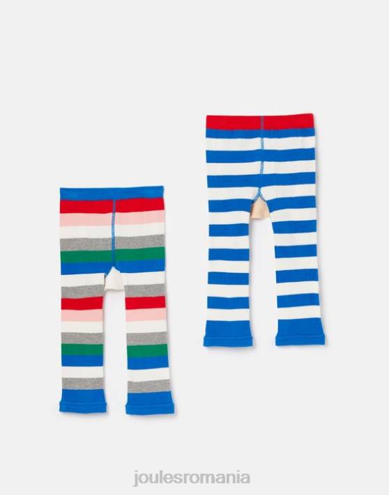 Joules bebelusii Pachet de 2 jambiere pline de viață 48DH408 îmbrăcăminte leu crocodil | Joules bags