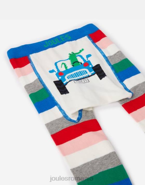 Joules bebelusii Pachet de 2 jambiere pline de viață 48DH408 îmbrăcăminte leu crocodil | Joules bags