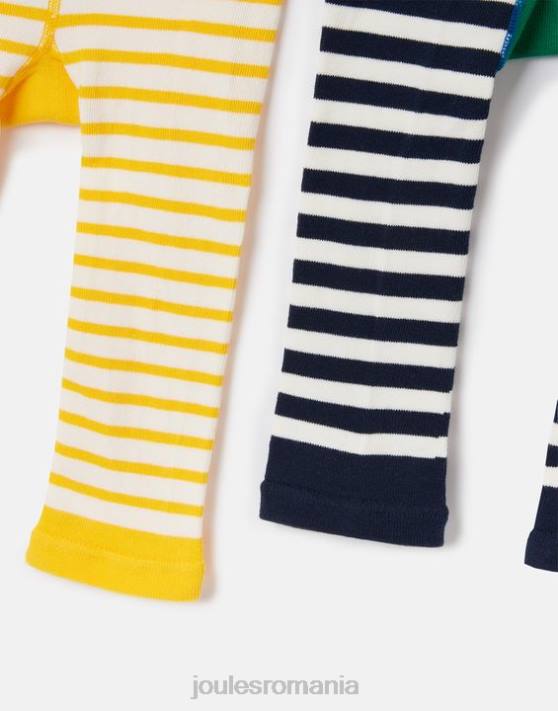 Joules bebelusii Pachet de 2 jambiere pline de viață 48DH423 îmbrăcăminte pui de vacă | Joules bags