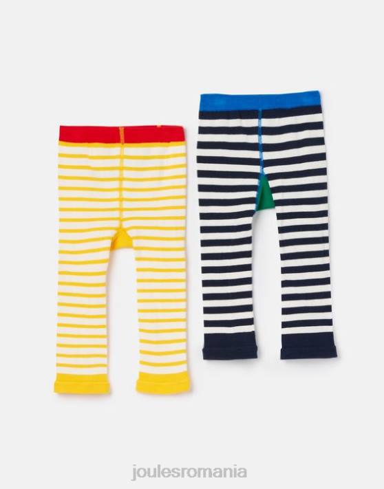 Joules bebelusii Pachet de 2 jambiere pline de viață 48DH423 îmbrăcăminte pui de vacă | Joules bags