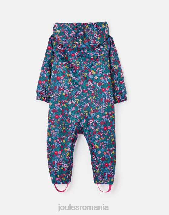 Joules băieți costum baltă reciclat impermeabil 1-3 ani 48DH412 îmbrăcăminte albastru curcubeu | Joules Romania
