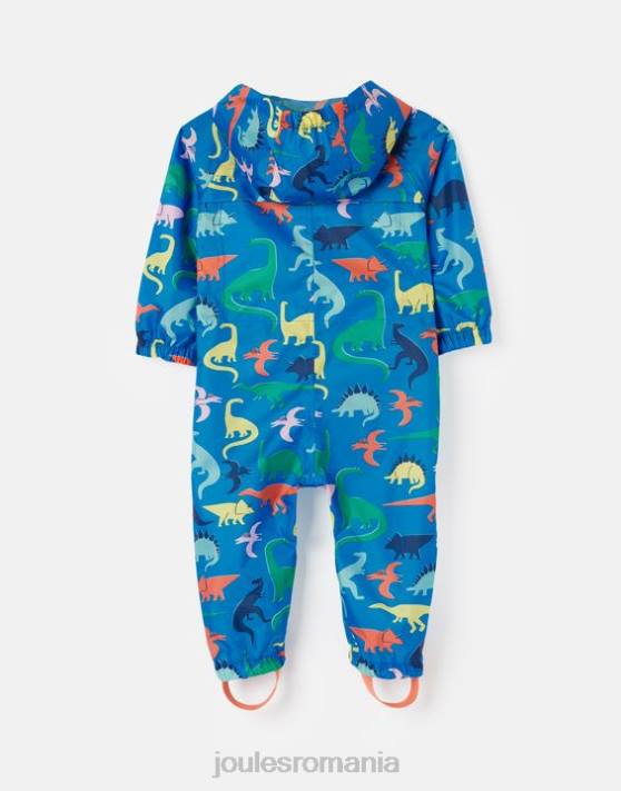 Joules băieți costum baltă reciclat impermeabil 1-3 ani 48DH439 îmbrăcăminte dino blue | Joules Romania