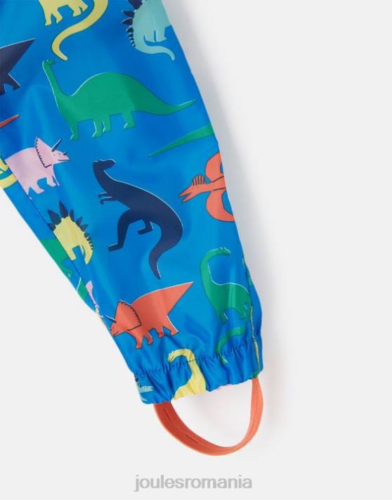 Joules băieți costum baltă reciclat impermeabil 1-3 ani 48DH439 îmbrăcăminte dino blue | Joules Romania