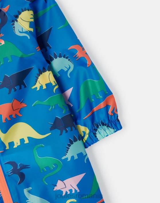 Joules băieți costum baltă reciclat impermeabil 1-3 ani 48DH439 îmbrăcăminte dino blue | Joules Romania