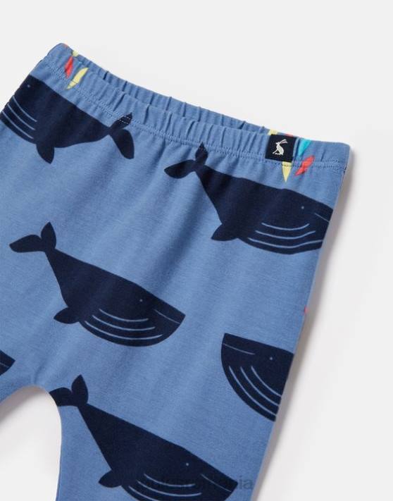Joules băieți legging din bumbac cultivat organic payton 0-3 ani 48DH396 îmbrăcăminte balenă albastră | Joules bags