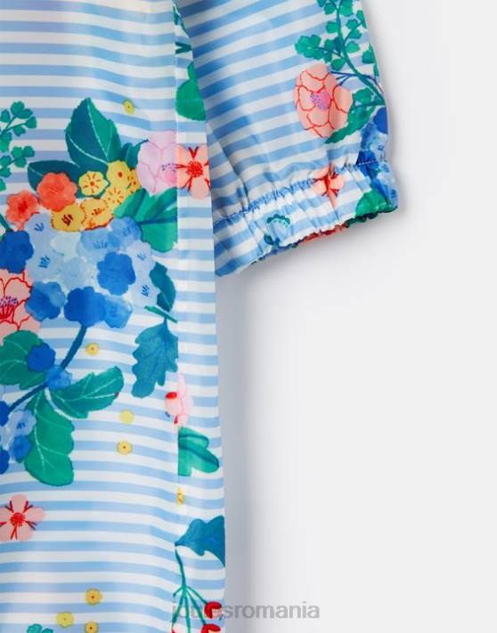 Joules bebelusii costum impermeabil baltă 3 luni-3 ani 48DH414 îmbrăcăminte dungă albastră florală | Joules bags