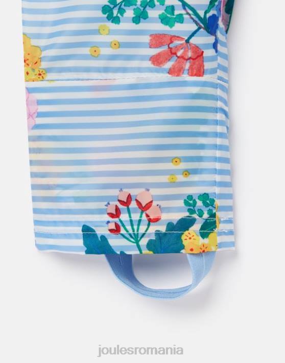Joules bebelusii costum impermeabil baltă 3 luni-3 ani 48DH414 îmbrăcăminte dungă albastră florală | Joules bags