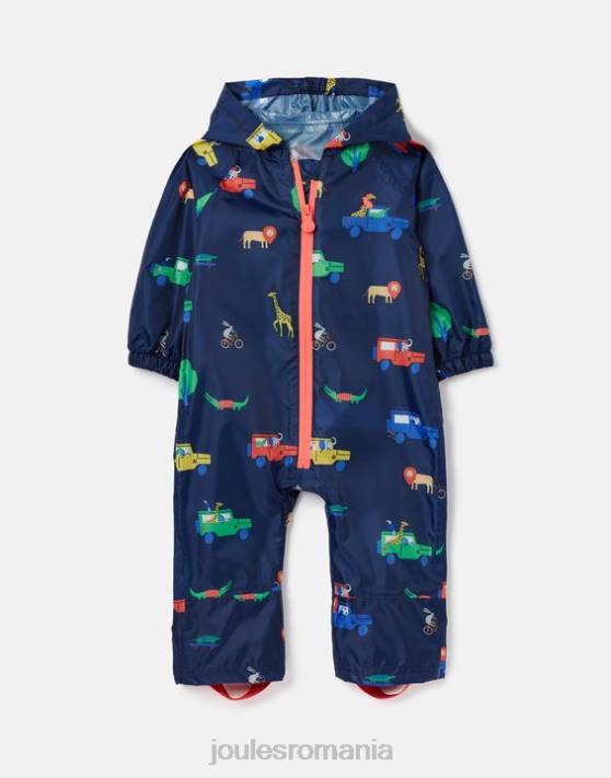 Joules bebelusii costum impermeabil baltă 3 luni-3 ani 48DH440 îmbrăcăminte safari în marina | Joules cizme