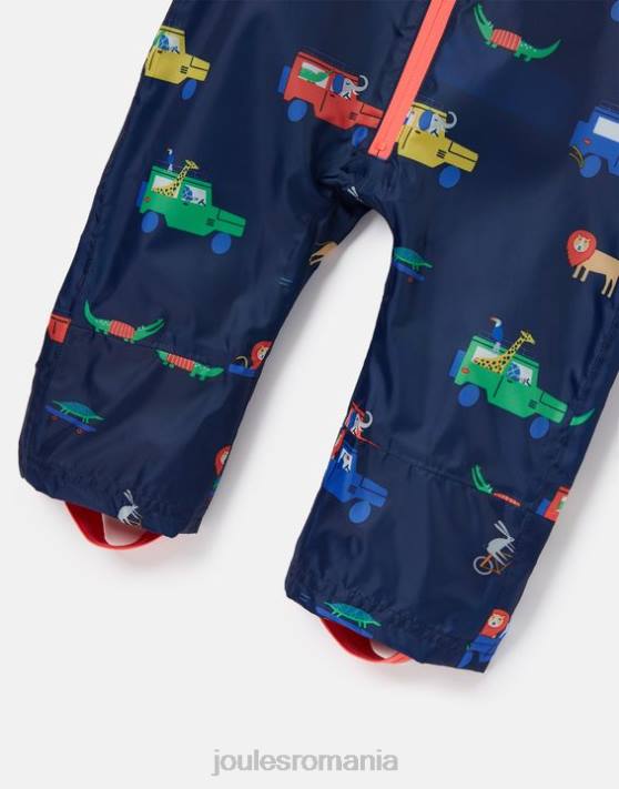 Joules bebelusii costum impermeabil baltă 3 luni-3 ani 48DH440 îmbrăcăminte safari în marina | Joules cizme