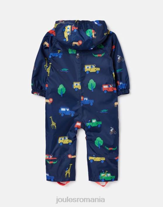 Joules bebelusii costum impermeabil baltă 3 luni-3 ani 48DH440 îmbrăcăminte safari în marina | Joules cizme
