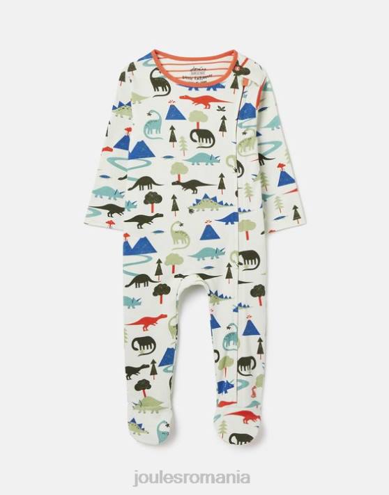 Joules bebelusii costume fermoare din bumbac crescut organic 0-9 luni 48DH429 îmbrăcăminte dino | Joules bags