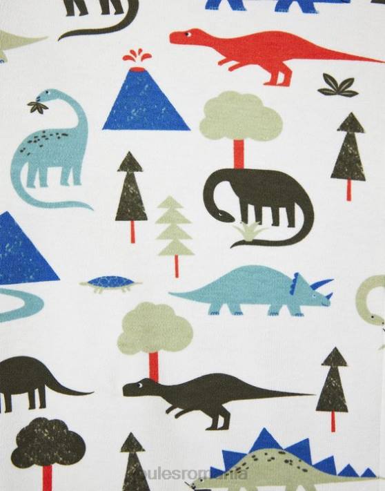 Joules bebelusii costume fermoare din bumbac crescut organic 0-9 luni 48DH429 îmbrăcăminte dino | Joules bags