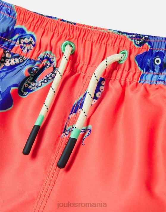 Joules bebelusii pantaloni scurți de baie cu imprimeu ocean 2-12 ani 48DH369 îmbrăcăminte caracatiță portocalie | Joules bags