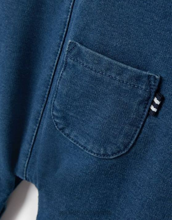 Joules bebelusii salopete din denim maybridge 0-24 luni 48DH424 îmbrăcăminte denim | Joules Romania