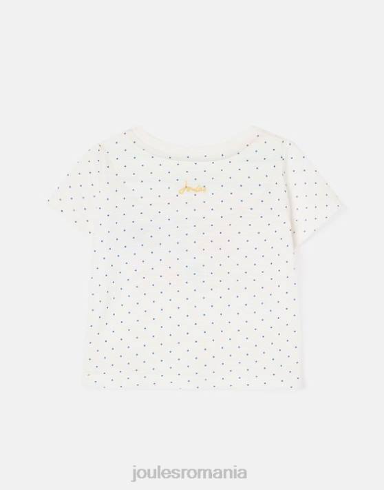 Joules bebelusii tricou tate artwork 0-3 ani 48DH422 îmbrăcăminte albină petă albă | Joules cizme