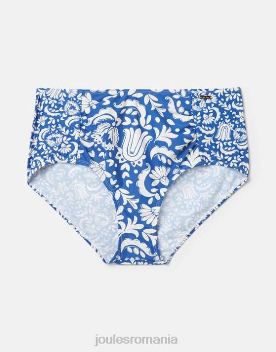 Joules femeilor fund de bikini iasomie 48DH124 îmbrăcăminte mozaic albastru | Joules Romania
