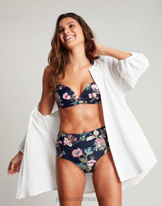 Joules femeilor fund de bikini iasomie 48DH137 îmbrăcăminte floral bleumarin | Joules cizme