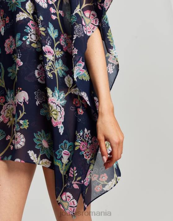 Joules femeilor rosanna acoperi 48DH133 îmbrăcăminte floral bleumarin | Joules Romania