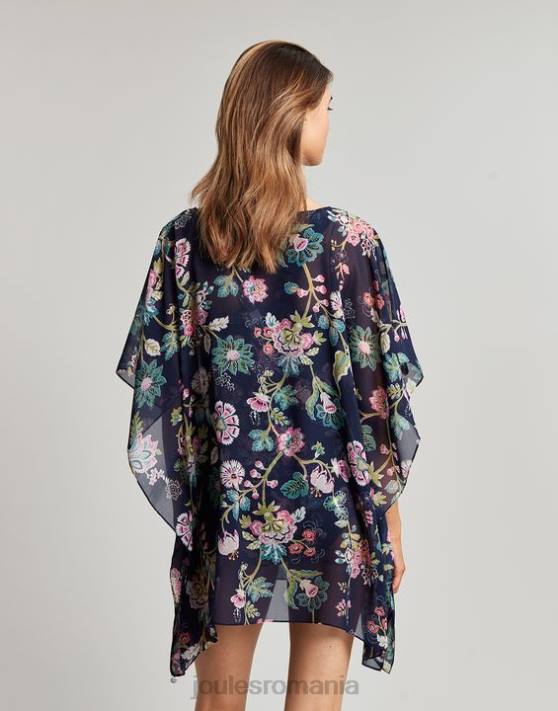 Joules femeilor rosanna acoperi 48DH133 îmbrăcăminte floral bleumarin | Joules Romania