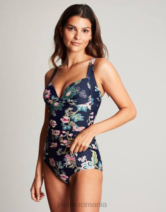 Joules femeilor tankini de iasomie 48DH126 îmbrăcăminte floral bleumarin | Joules bags