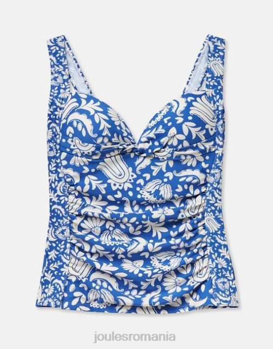 Joules femeilor tankini de iasomie 48DH128 îmbrăcăminte mozaic albastru | Joules cizme