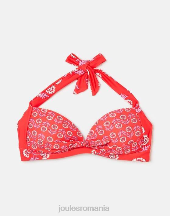 Joules femeilor top de bikini iasomie 48DH108 îmbrăcăminte ditsy roz | Joules bags