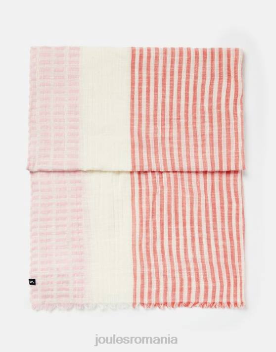 Joules femeilor eșarfă textura orla 48DH83 accesorii multi roz | Joules cizme