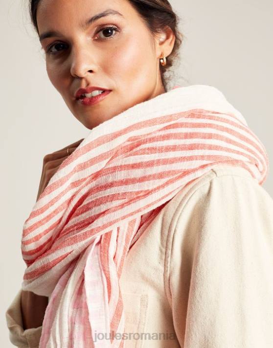 Joules femeilor eșarfă textura orla 48DH83 accesorii multi roz | Joules cizme