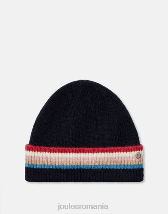 Joules femeilor palarie tricotata vera 48DH161 accesorii marina franceză | Joules cizme