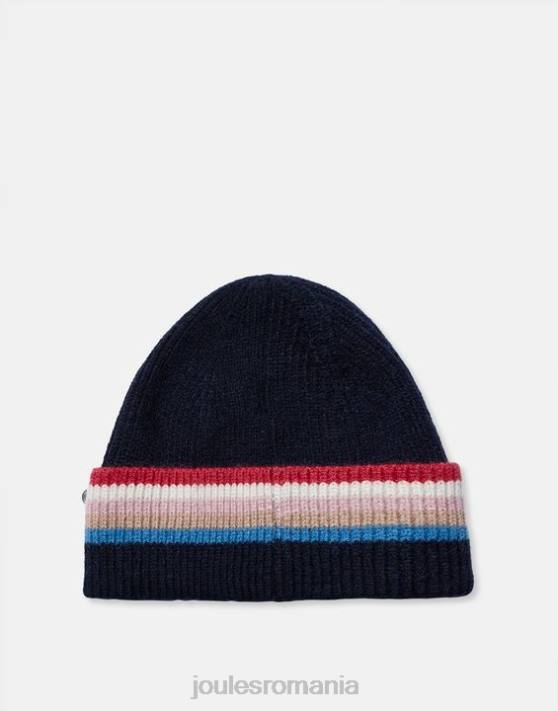 Joules femeilor palarie tricotata vera 48DH161 accesorii marina franceză | Joules cizme