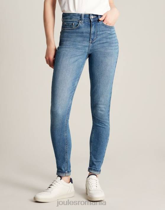 Joules femeilor blugi skinny stretch monroe cu talie mare 48DH1 îmbrăcăminte denim lejer | Joules Romania