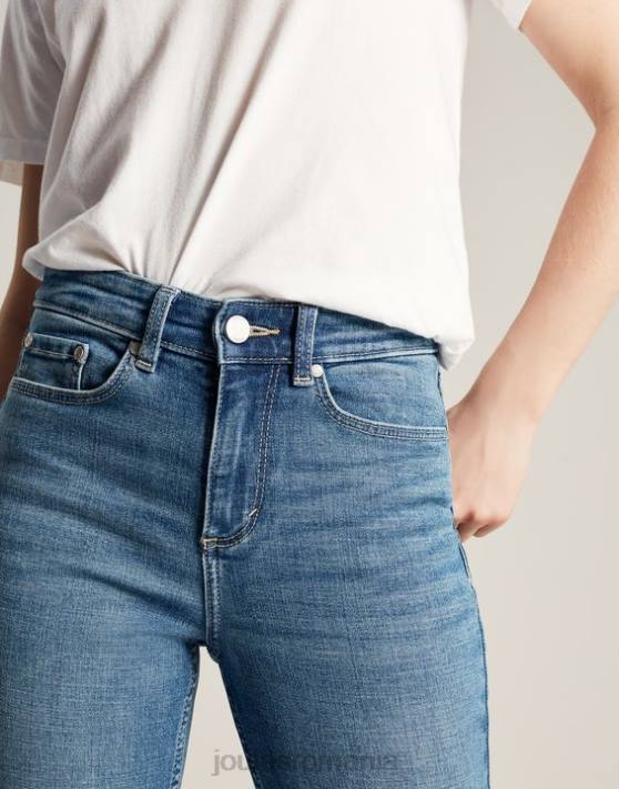 Joules femeilor blugi skinny stretch monroe cu talie mare 48DH1 îmbrăcăminte denim lejer | Joules Romania