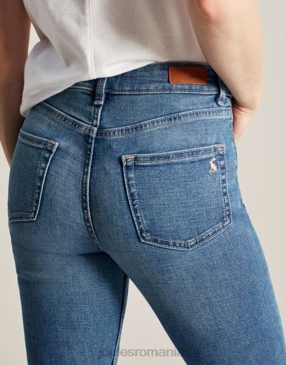 Joules femeilor blugi skinny stretch monroe cu talie mare 48DH1 îmbrăcăminte denim lejer | Joules Romania